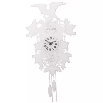 NeXtime klok 2988 Cuckoo Weeble, 41x21 cm, sienas, balts