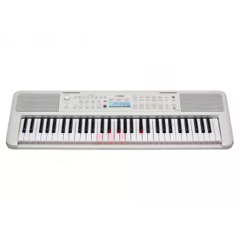 tastatūra YAMAHA EZ-310 61-taustiņu pieskārienu jutīga pārnēsājama mācību klaviatūra, 48-nošu polifonija, USB barošana