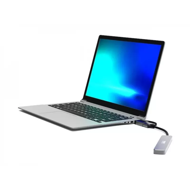 PORT CONNECT | USB-C/USB-A centrmezgls ar 4 USB-A 3.0 portiem, 5 Gbps