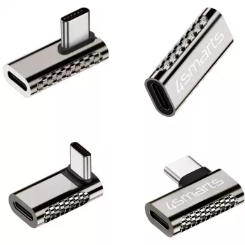 Kabeļa savienotāja adapteris 4smarts 540464 USB-C uz USB-C Sudraba