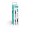 USB Type-C uzlādes kabelis ColorWay CW-CBPDCC040-GR, 65W PD, 1 m, zaļš