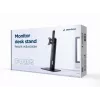 Gembird MS-D1-01 Monitora galda statīvs, regulējams augstums, melns