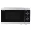Kombinētā mikroviļņu krāsns Sharp YC-MG01E-S — 20 l, 800 W mikroviļņu, 1000 W grils, 5 jaudas līmeņi, rotējoša vadība, 25,5 cm grozāmā pamatne