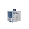 Ceļojumu strāvas adapteris GEMBIRD TPA-1A2C20-01-W — 20 W, USB-A (18 W) + 2× USB-C (20 W), E tipa spraudnis, balts