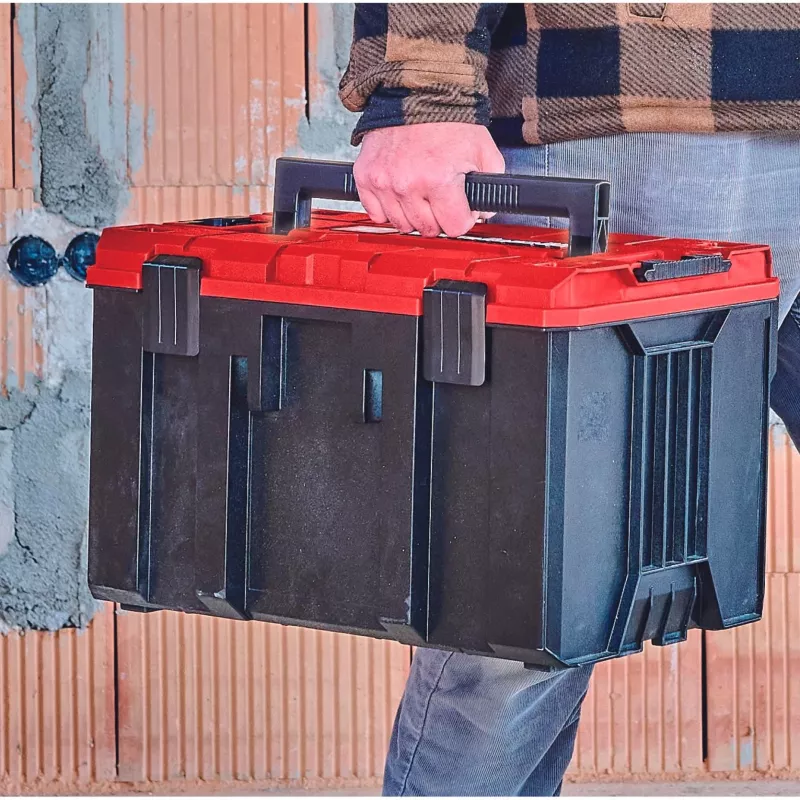 Ciets maciņš Einhell E-Case M melns/sarkans 2,85 kg