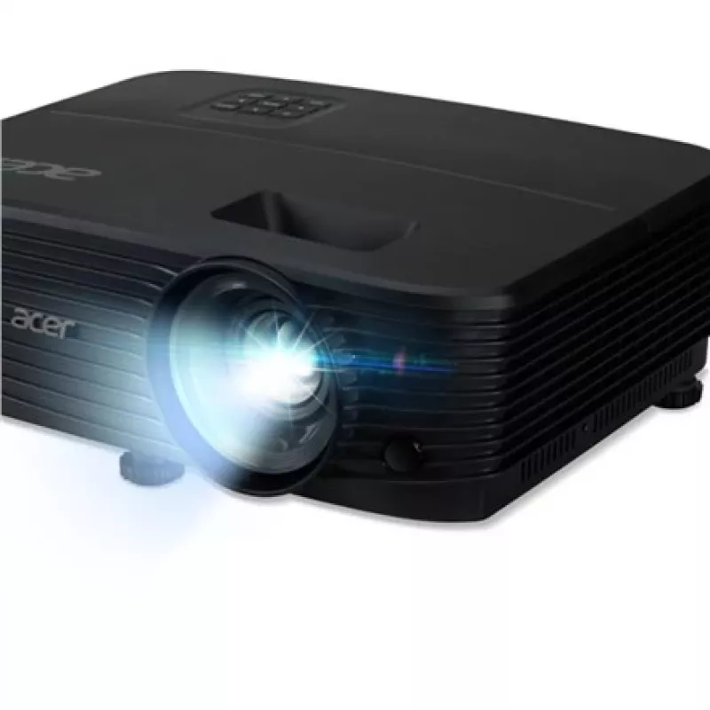 Standarta metiena projektors Acer X1229HP — DLP, XGA (1024x768), 4800 ANSI lūmeni, 210W lampa, melns, 2,4 kg