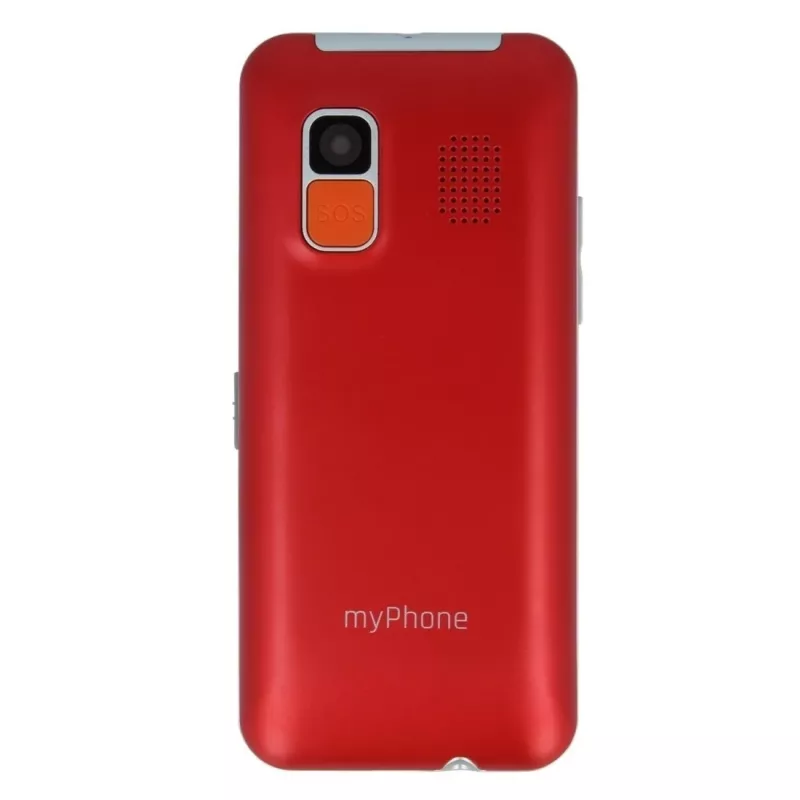 myPhone Halo Easy 4,32 cm (1,7 inch) 70 g Pelēks, Sarkans Vienkāršs telefons