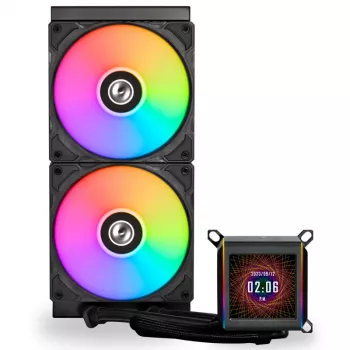 Lian Li GA II LCD procesora šķidrās dzesēšanas komplekts 12 cm Balts