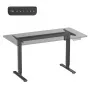 Ergo Office elektriski regulējams galds, maks. augstums 1160 mm, maks. slodze - 80 kg, bez sēd-stāv galda virsmas, melns, ER-400 B