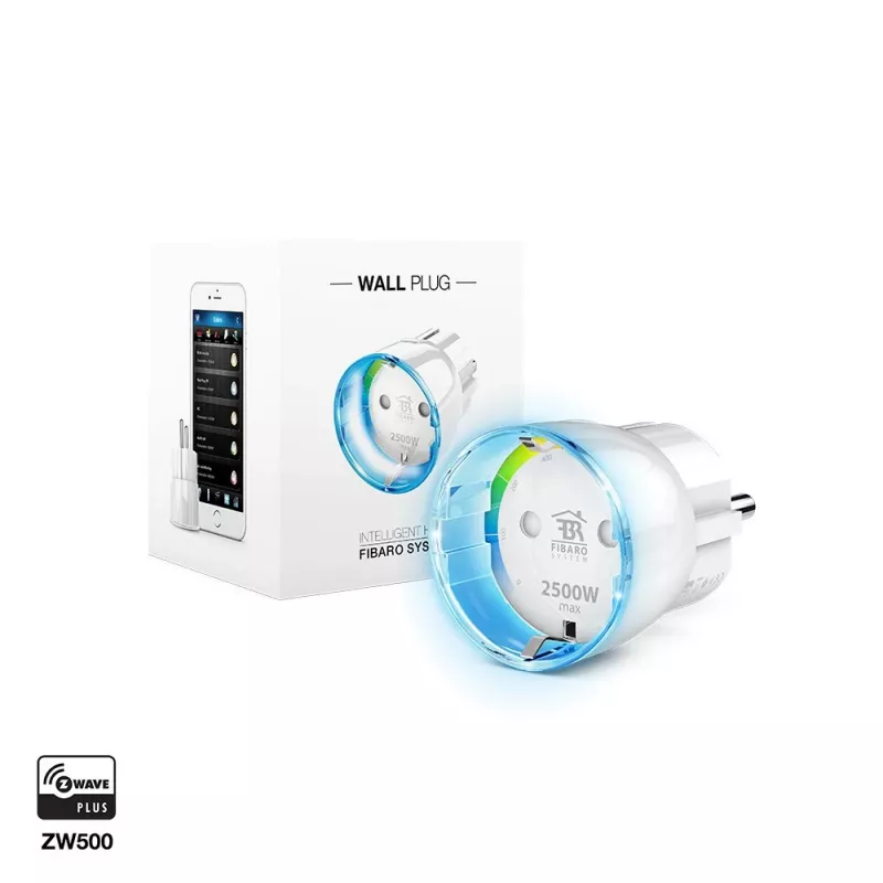 Fibaro FIBEFGWPF-102-5 strāvas adapteris, Tips F, balts