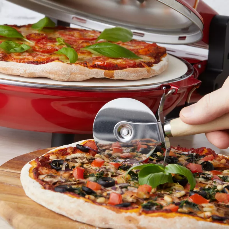 Picu automāts Petra PT5666VDE Bella Pizza 1200W ar nepiedegošu virsmu, galda picu krāsns