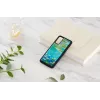 Aizsargājošs telefona maciņš iKins Samsung Galaxy S20 — Melnās ūdensrozes dizains