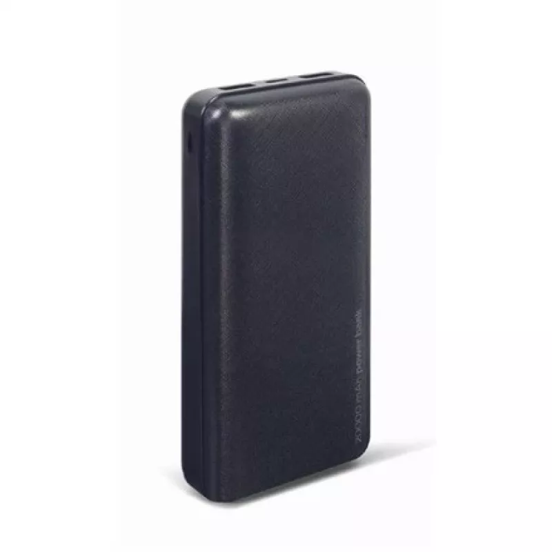 Gembird PB20-02 ārējais akumulators Litija polimērs (LiPo) 20000 mAh Melns