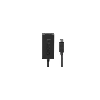 Lenovo 4X90Q93303 video kabeļa adapteris 0,2 m USB Type-C DisplayPort melns