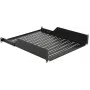 Rack shelf LOGON RAS410BL Melns 50 kg capacity 19 inch