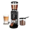 Burr coffee grinder GASTROBACK Design Pro Touch 30 — koniska dzirnakmens, 300 g tvertne, 150 W, melna/caurspīdīga