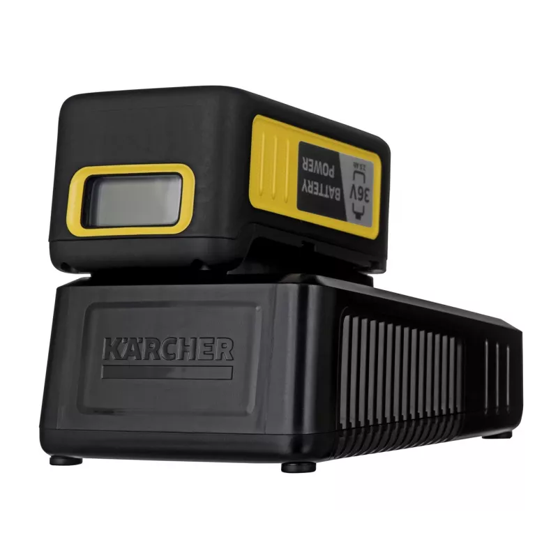 Baterijas un lādētāja komplekts Karcher Starter kit Battery Power 36/25 — 36 V, 2500 mAh, dzeltens