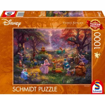 Thomas Kinkade Studios: Disney - Robin Hood, Puzzle 1000 gab.