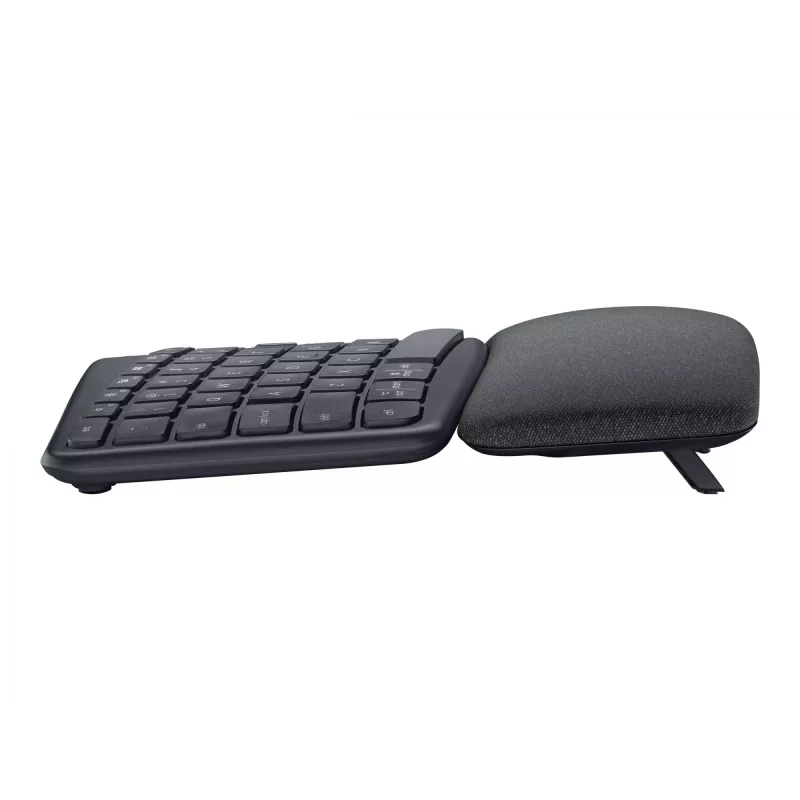Logitech ERGO K860 - Tastatūra - Bezvadu - 2,4 GHz, Bluetooth 5.0 - QWERTY - Spāņu - Grafīts