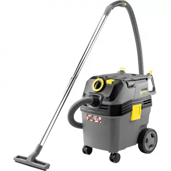 Mucas putekļsūcējs Kärcher NT 30/1 Ap L — sausā un mitrā tīrīšana, 30 L tilpums, 1380 W, 74 l/s gaisa plūsma, 25.4 kPa