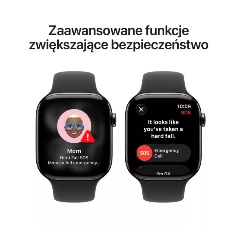 Viedpulkstenis Apple Watch Series 11 GPS + Cellular 42mm Slate Titanium korpuss Black Sport S/M siksniņa
