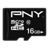 MicroSDHC PNY 16GB Class 10 Melns P-SDU16G10PPL-GE