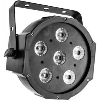 LED efektu gaisma EUROLITE SLS-6 ar 6 gaismas diodēm, kompakta skatuves/efektu lampa