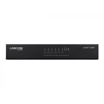 LANCOM 2100EF - SD-WAN vārteja - ar optisko šķiedru un Ethernet - 1GbE, 2.5GbE - 1U - mākoņpārvaldīta - galda/statīva montāža (61109)