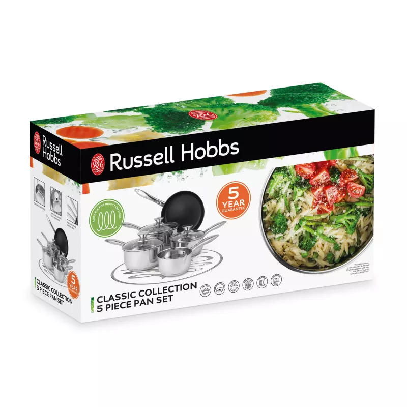 Galda piederumu komplekts Russell Hobbs BW06572EU72 — 5 gabalu nerūsējošā tērauda komplekts
