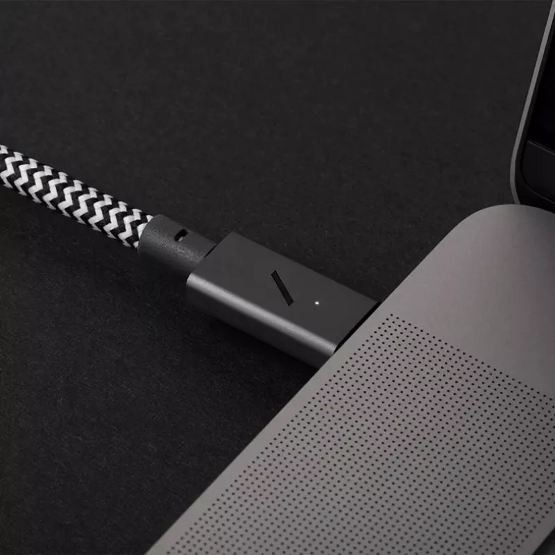 Kabelis USB-C uz USB-C Native Union Belt kabelis Pro 240W, 2,4 m, USB 2.0, 0,48 Gbit/s, zaļš