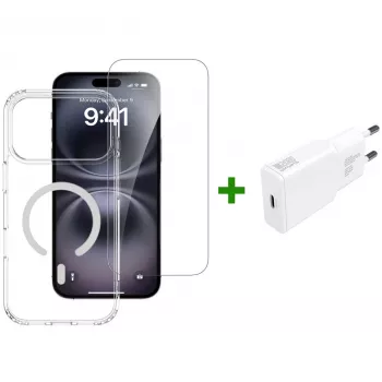 Border Case 4smarts iPhone 17 Pro Max 17.5 cm caurspīdīgs balts