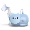 Mesh smidzinātājs Omron Nami Cat NE-C303K-KDE — galda inhalators, 0,35 ml/min, bērniem un pieaugušajiem, zils, 235×148×157 mm