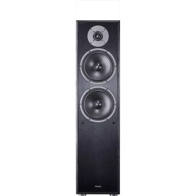 Grīdas studijas skaļrunis-monitors Magnat Monitor S80 ATM — aktīvs, tuvā lauka 2,5 joslu, 160 W RMS, 26–38 000 Hz, 4 Ω, melns