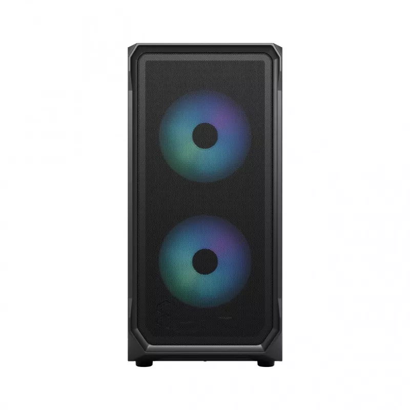 Fractal Design Focus 2 RGB Tempered Glass Mid Tower ATX PC Case - Black
