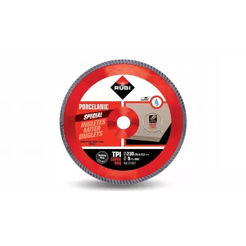 Dimanta disks RUBI 230mm TPI SUPERPRO — 230 mm dimanta griešanas disks keramikai un porcelānam
