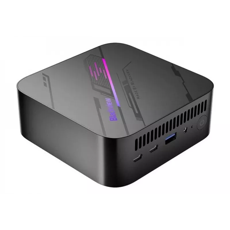 Blackview MP100 AMD Ryzen™ 5 7430U 16GB SSD512 W11Pro, melns