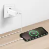Divkāršs USB ligzdas adapteris 65W, 2xUSB-C, balts
