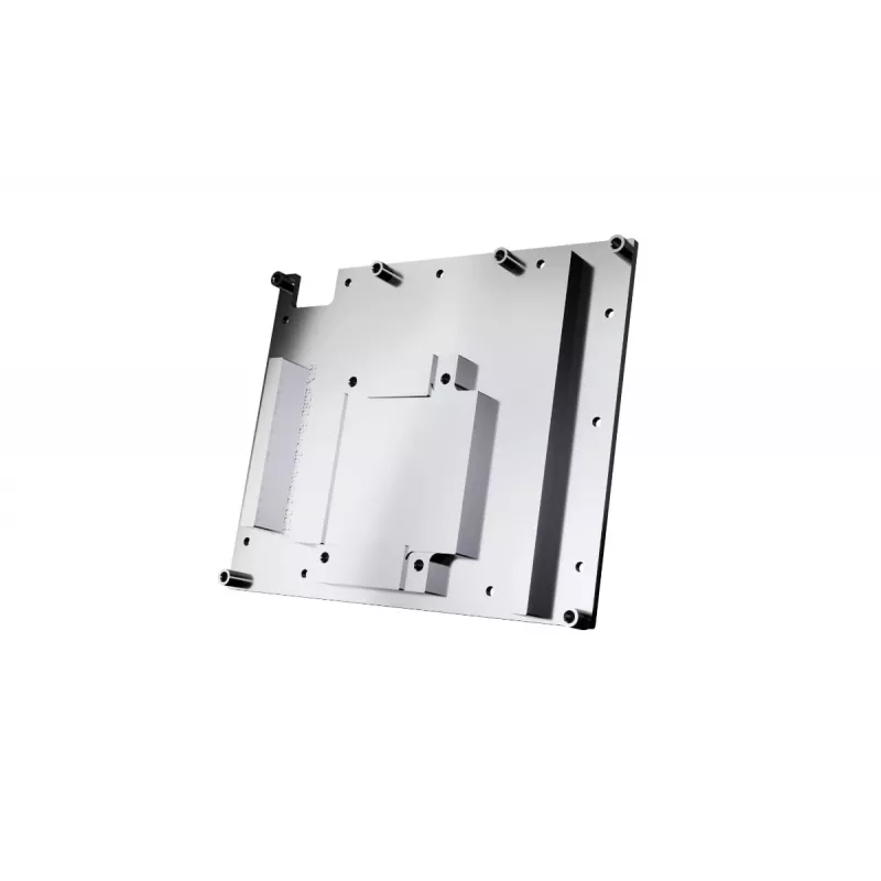 Aizmugures plāksne Alphacool 10265 akrils alumīnijs hroms varš neilons melna 161mm