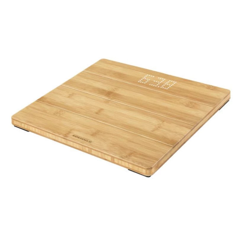 Soehnle Style Sense Bamboo Magic elektroniskie vannasistabas svari kvadrātveida bambusa (63880)