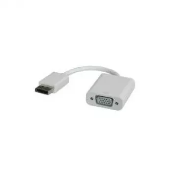 DisplayPort-VGA adapteris, DP ST - VGA BU, VGA D-Sub , DisplayPort, vīrišķais, sievišķais, balts
