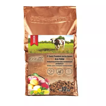 O'CANIS Premium liellopu gaļa ar prosu, kartupeļiem un sarkanajām bietēm - sausā suņu barība - 12kg