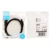 USB AM-AM kabelis 1,8 melns