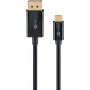 Goobay USB-C uz DisplayPort kabelis 4K 60 Hz 3 m melns - -Spraudnis> (75706)