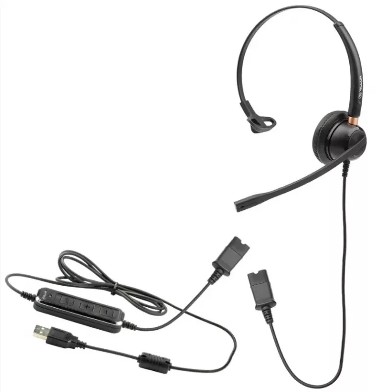 Austiņas Tellur Voice 510N Monoaural USB melnas