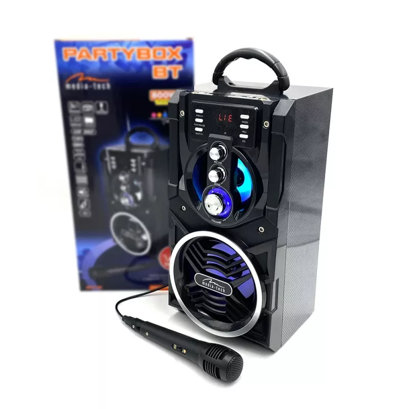 Stereo Portable Speaker Media-Tech PARTYBOX BT MT3150 Melns