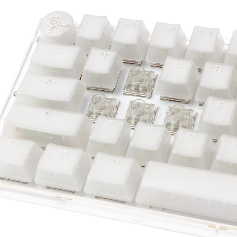 Ducky One 3 Aura White Mini Kailh Jel US tastatūra Gaming USB QWERTY US International