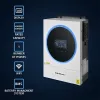 Qoltec, sprieguma pārveidotājs, hibrīda saules invertors Off-Grid 4kVA 4kW 120A MPPT LCD Wi-Fi BMS Sinus