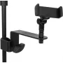 Tablet and Smartphone Holder Omnitronic IH-3 — adjustable height, Saderīga with various devices