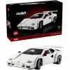 LEGO Icons konstruktors Lamborghini Countach 5000 Quattrovalvole 10337 — vitrīnas modelis, 1506 detaļas, 340×90×160 mm