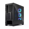 Fractal Design Pop 2 Air Melns Solid mid-tower datora korpuss — ATX atbalsts, 3x 120 mm priekšējie ventilatori, 2,5/3,5 collu diskdziņu nodalījumi, 215×481×462 mm